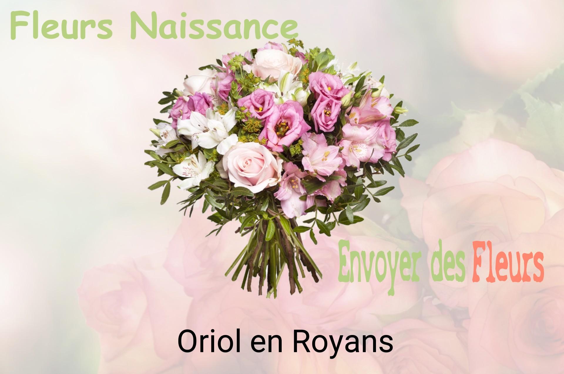Bouquet de fleurs de naissance livré à Oriol-en-Royans